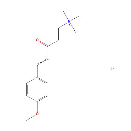 [(E)-5-(4-methoxyphenyl)-3-oxopent-4-enyl]-trimethylazanium;iodide (CAS: 274691-22-4) - Related Chemical Product