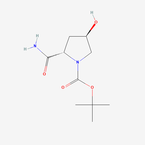 tert-butyl (2S,4R)-2-carbamoyl-4-hydroxypyrrolidine-1-carboxylate (CAS: 109384-24-9) - Related Chemical Product