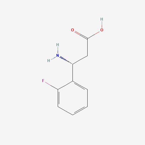 (3R)-3-amino-3-(2-fluorophenyl)propanoic acid (CAS: 151911-22-7) - Related Chemical Product