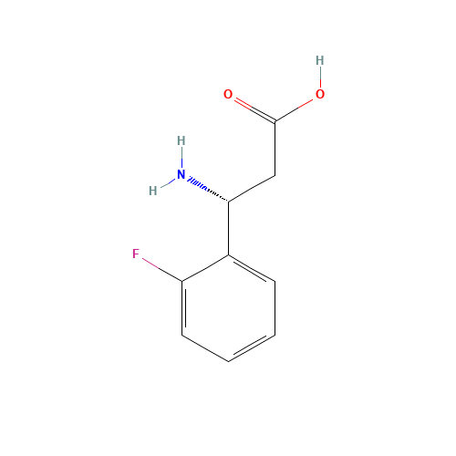 (3R)-3-amino-3-(2-fluorophenyl)propanoic acid (CAS: 151911-22-7) - Related Chemical Product