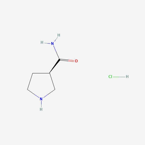(3R)-pyrrolidine-3-carboxamide;hydrochloride (CAS: 1273577-42-6) - Related Chemical Product
