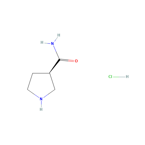 (3R)-pyrrolidine-3-carboxamide;hydrochloride (CAS: 1273577-42-6) - Related Chemical Product