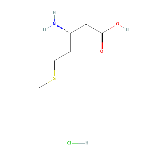 (3R)-3-amino-5-methylsulfanylpentanoic acid;hydrochloride (CAS: 336182-07-1) - Related Chemical Product