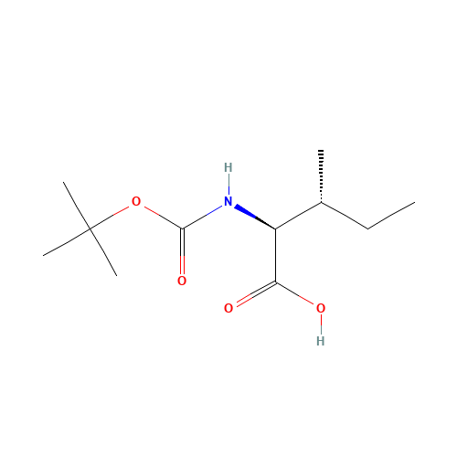 (2S,3R)-3-methyl-2-[(2-methylpropan-2-yl)oxycarbonylamino]pentanoic acid (CAS: 35264-07-4) - Related Chemical Product