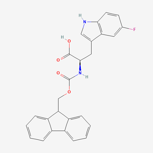 (2R)-2-(9H-fluoren-9-ylmethoxycarbonylamino)-3-(5-fluoro-1H-indol-3-yl)propanoic acid (CAS: 1257852-79-1) - Related Chemical Product