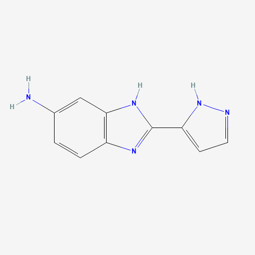 (2E)-2-(1,2-dihydropyrazol-3-ylidene)benzimidazol-5-amine (CAS: 689295-78-1) - Related Chemical Product