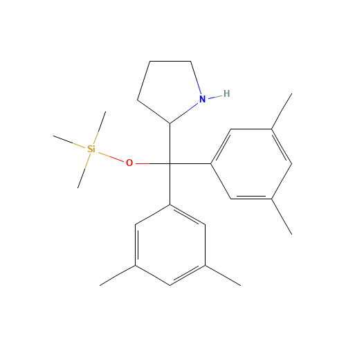 [bis(3,5-dimethylphenyl)-[(2R)-pyrrolidin-2-yl]methoxy]-trimethylsilane (CAS: 948594-99-8) - Related Chemical Product