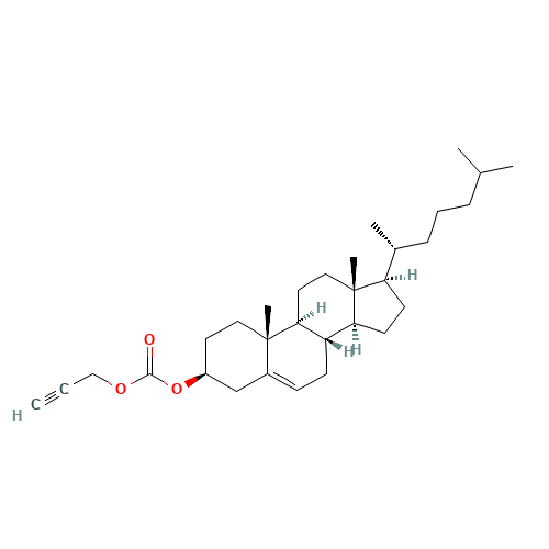 [(3S,8S,9S,10R,13R,14S,17R)-10,13-dimethyl-17-[(2R)-6-methylheptan-2-yl]-2,3,4,7,8,9,11,12,14,15,16,17-dodecahydro-1H-cyclopenta[a]phenanthren-3-yl] prop-2-ynyl carbonate (CAS: 33985-07-8) - Related Chemical Product