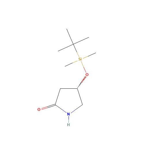 (4S)-4-[tert-butyl(dimethyl)silyl]oxypyrrolidin-2-one (CAS: 141629-19-8) - Related Chemical Product