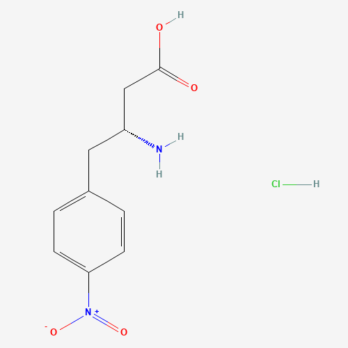 (3R)-3-amino-4-(4-nitrophenyl)butanoic acid;hydrochloride (CAS: 331763-78-1) - Related Chemical Product
