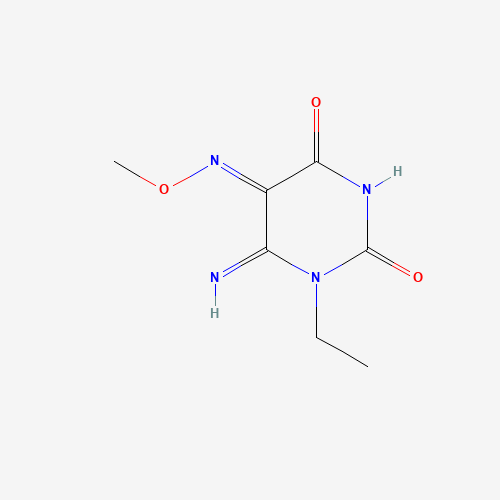 (5E)-1-ethyl-6-imino-5-methoxyimino-1,3-diazinane-2,4-dione (CAS: 71342-66-0) - Related Chemical Product