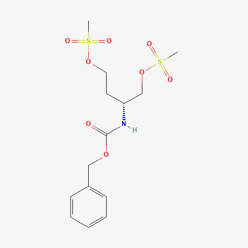 [(3R)-4-methylsulfonyloxy-3-(phenylmethoxycarbonylamino)butyl] methanesulfonate (CAS: 655785-24-3) - Related Chemical Product