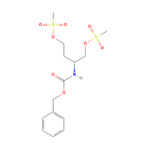 [(3R)-4-methylsulfonyloxy-3-(phenylmethoxycarbonylamino)butyl] methanesulfonate (CAS: 655785-24-3) - Related Chemical Product