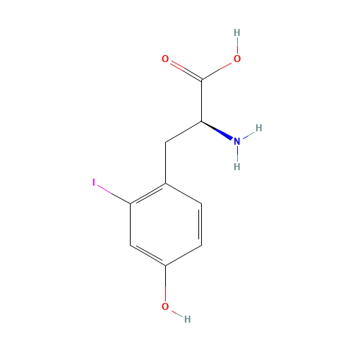 (2S)-2-amino-3-(4-hydroxy-2-iodophenyl)propanoic acid (CAS: 78853-38-0) - Related Chemical Product