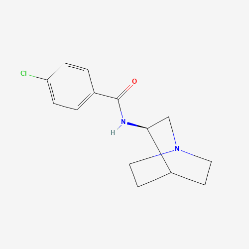 N-[(3R)-1-azabicyclo[2.2.2]octan-3-yl]-4-chlorobenzamide (CAS: 711085-63-1) - Related Chemical Product