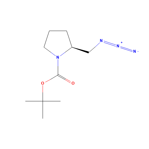 tert-butyl (2S)-2-(azidomethyl)pyrrolidine-1-carboxylate (CAS: 168049-26-1) - Related Chemical Product