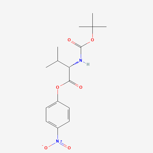 (4-nitrophenyl) (2S)-3-methyl-2-[(2-methylpropan-2-yl)oxycarbonylamino]butanoate (CAS: 16948-40-6) - Related Chemical Product