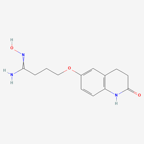 N'-hydroxy-4-[(2-oxo-3,4-dihydro-1H-quinolin-6-yl)oxy]butanimidamide (CAS: 1016821-54-7) - Related Chemical Product