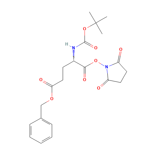 5-O-benzyl 1-O-(2,5-dioxopyrrolidin-1-yl) (2S)-2-[(2-methylpropan-2-yl)oxycarbonylamino]pentanedioate (CAS: 32886-40-1) - Related Chemical Product