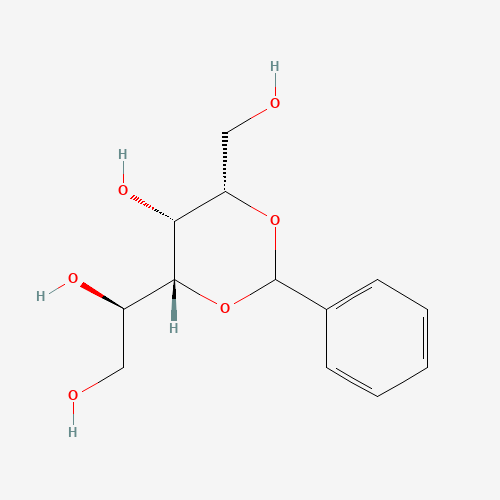 (1R)-1-[(4R,5R,6S)-5-hydroxy-6-(hydroxymethyl)-2-phenyl-1,3-dioxan-4-yl]ethane-1,2-diol (CAS: 77340-95-5) - Related Chemical Product