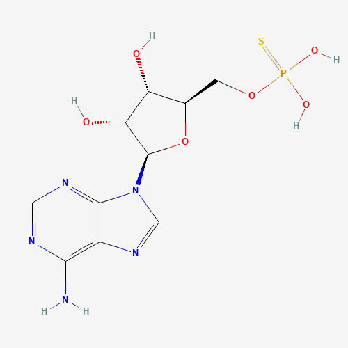 (2R,3R,4S,5R)-2-(6-aminopurin-9-yl)-5-(dihydroxyphosphinothioyloxymethyl)oxolane-3,4-diol (CAS: 19341-57-2) - Related Chemical Product