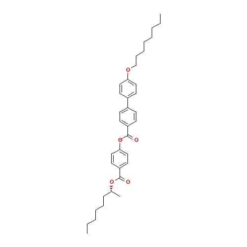 [4-[(2R)-octan-2-yl]oxycarbonylphenyl] 4-(4-octoxyphenyl)benzoate (CAS: 123286-51-1) - Related Chemical Product