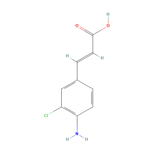 (E)-3-(4-amino-3-chlorophenyl)prop-2-enoic acid (CAS: 1087770-44-2) - Related Chemical Product