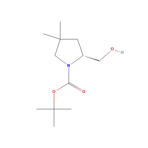 tert-butyl (2R)-2-(hydroxymethyl)-4,4-dimethylpyrrolidine-1-carboxylate (CAS: 1417743-45-3) - Related Chemical Product