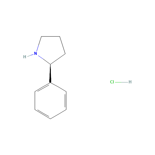 (2S)-2-phenylpyrrolidine;hydrochloride (CAS: 56523-58-1) - Related Chemical Product