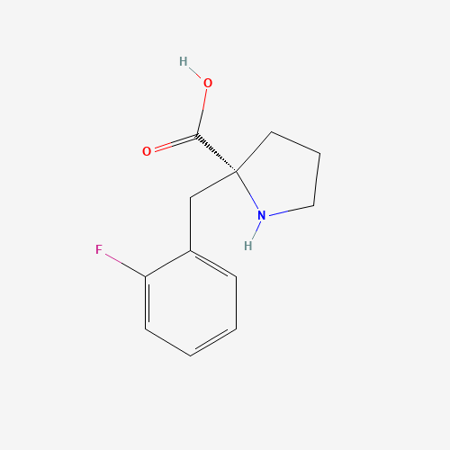 (2R)-2-[(2-fluorophenyl)methyl]pyrrolidine-2-carboxylic acid (CAS: 1049980-34-8) - Related Chemical Product