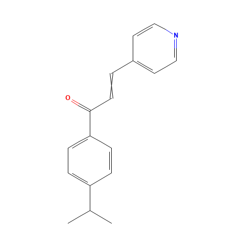 (E)-1-(4-propan-2-ylphenyl)-3-pyridin-4-ylprop-2-en-1-one (CAS: 208650-90-2) - Related Chemical Product