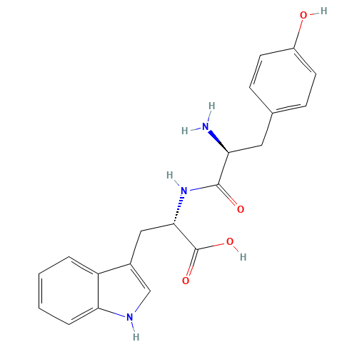 (2S)-2-[[(2S)-2-amino-3-(4-hydroxyphenyl)propanoyl]amino]-3-(1H-indol-3-yl)propanoic acid (CAS: 60815-41-0) - Related Chemical Product