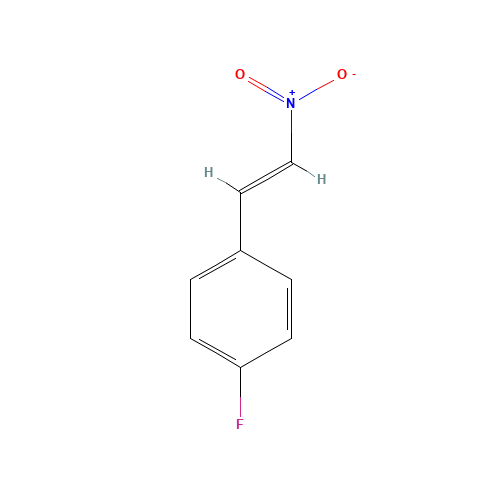 1-fluoro-4-[(E)-2-nitroethenyl]benzene (CAS: 5153-69-5) - Chemical Structure and Molecular Formula 
