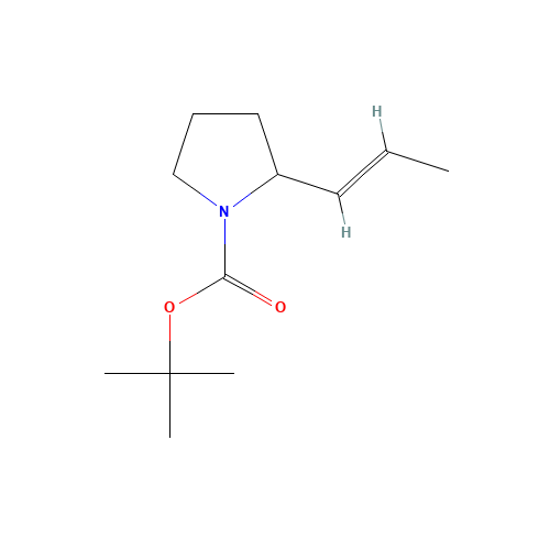 tert-butyl 2-[(E)-prop-1-enyl]pyrrolidine-1-carboxylate (CAS: 664364-30-1) - Related Chemical Product