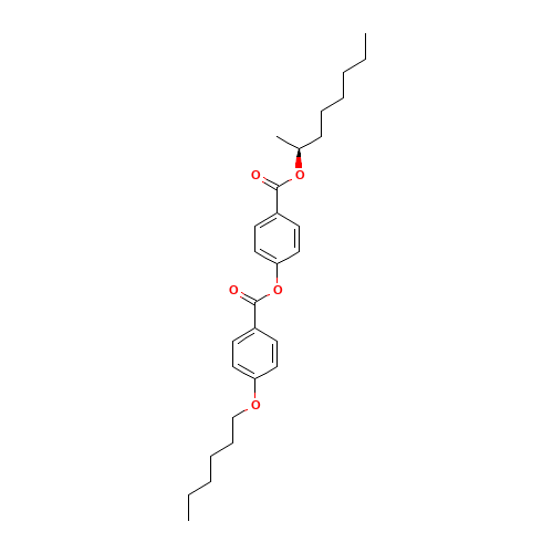 [4-[(2S)-octan-2-yl]oxycarbonylphenyl] 4-hexoxybenzoate (CAS: 87321-20-8) - Related Chemical Product