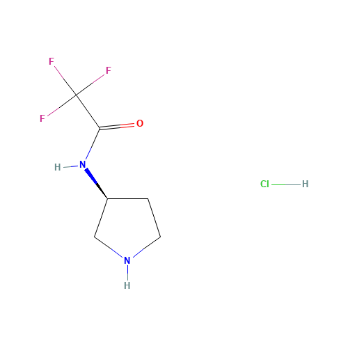 2,2,2-trifluoro-N-[(3S)-pyrrolidin-3-yl]acetamide;hydrochloride (CAS: 132883-43-3) - Related Chemical Product