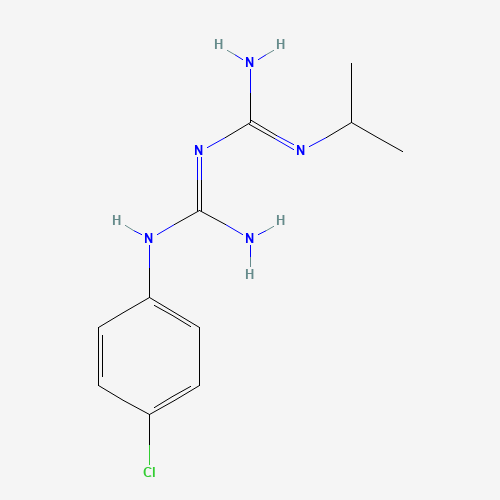 (1E)-1-[amino-(4-chloroanilino)methylidene]-2-propan-2-ylguanidine (CAS: 500-92-5) - Related Chemical Product