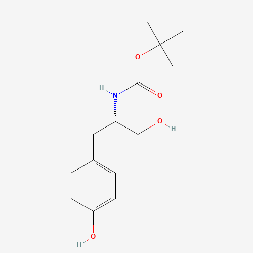 tert-butyl N-[(2S)-1-hydroxy-3-(4-hydroxyphenyl)propan-2-yl]carbamate (CAS: 220237-31-0) - Related Chemical Product