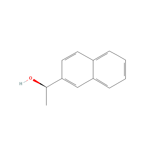 (1R)-1-naphthalen-2-ylethanol (CAS: 52193-85-8) - Chemical Structure and Molecular Formula 