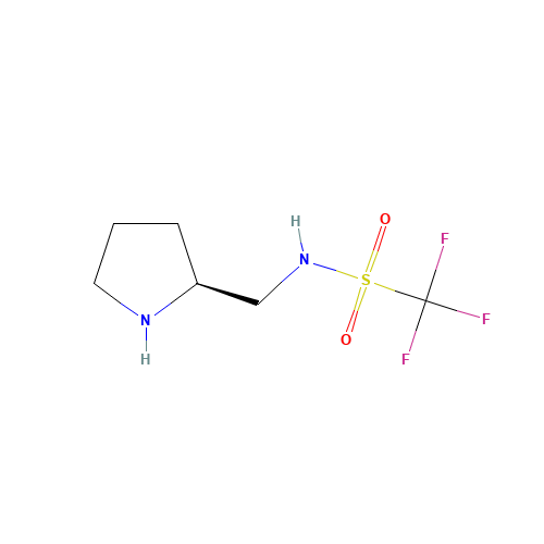 1,1,1-trifluoro-N-[[(2S)-pyrrolidin-2-yl]methyl]methanesulfonamide (CAS: 782495-18-5) - Related Chemical Product