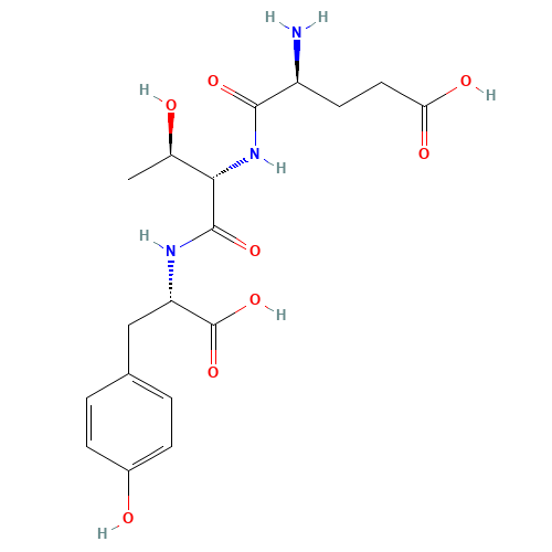 (4S)-4-amino-5-[[(2S,3R)-1-[[(1S)-1-carboxy-2-(4-hydroxyphenyl)ethyl]amino]-3-hydroxy-1-oxobutan-2-yl]amino]-5-oxopentanoic acid (CAS: 110642-78-9) - Related Chemical Product