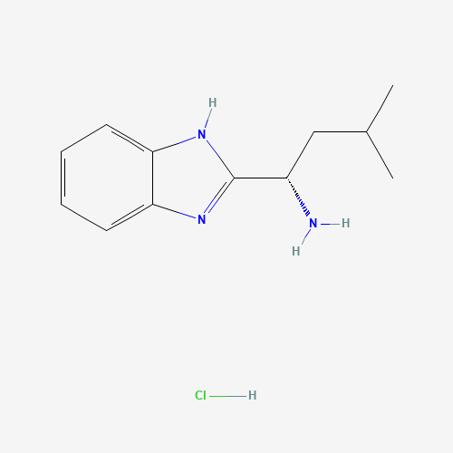 (1S)-1-(1H-benzimidazol-2-yl)-3-methylbutan-1-amine;hydrochloride (CAS: 1234883-32-9) - Related Chemical Product