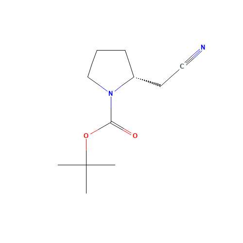 tert-butyl (2R)-2-(cyanomethyl)pyrrolidine-1-carboxylate (CAS: 201039-13-6) - Related Chemical Product
