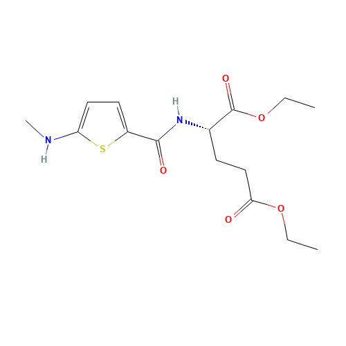 diethyl (2S)-2-[[5-(methylamino)thiophene-2-carbonyl]amino]pentanedioate (CAS: 112889-02-8) - Related Chemical Product