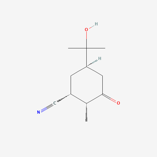 (1R,2R,5R)-5-(2-hydroxypropan-2-yl)-2-methyl-3-oxocyclohexane-1-carbonitrile (CAS: 137588-59-1) - Related Chemical Product