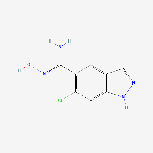 6-chloro-N'-hydroxy-1H-indazole-5-carboximidamide (CAS: 1312008-90-4) - Related Chemical Product