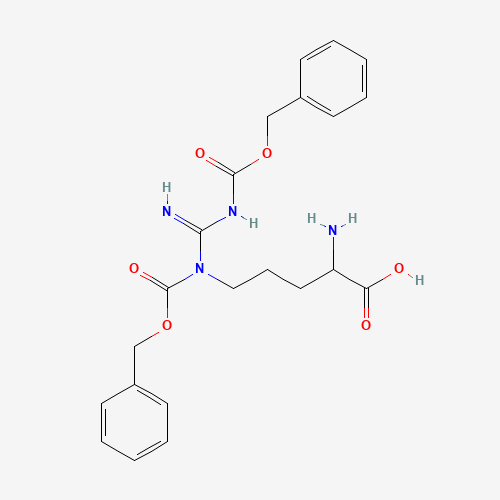 (2S)-2-amino-5-[bis(phenylmethoxycarbonylamino)methylideneamino]pentanoic acid (CAS: 4125-79-5) - Related Chemical Product