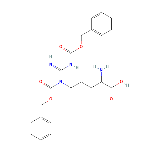 (2S)-2-amino-5-[bis(phenylmethoxycarbonylamino)methylideneamino]pentanoic acid (CAS: 4125-79-5) - Related Chemical Product