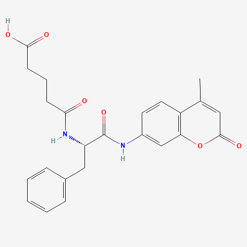 5-[[(2S)-1-[(4-methyl-2-oxochromen-7-yl)amino]-1-oxo-3-phenylpropan-2-yl]amino]-5-oxopentanoic acid (CAS: 58632-47-6) - Related Chemical Product