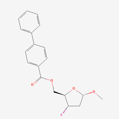 [(2R,3S,5S)-3-fluoro-5-methoxyoxolan-2-yl]methyl 4-phenylbenzoate (CAS: 168786-98-9) - Related Chemical Product